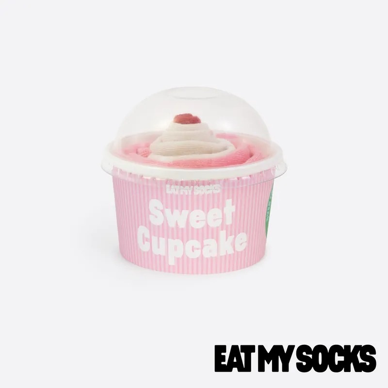 EAT MY SOCKS｜襪子｜甜點系列｜草莓杯子蛋糕◉70D036